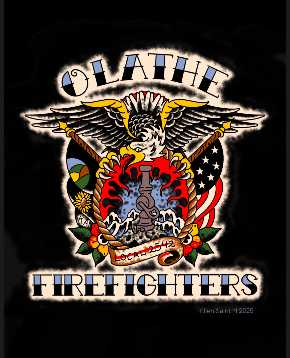 Olathe Firefighters Short Sleeve